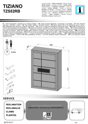 Forte TIZIANO TZS52RB Montageanleitung