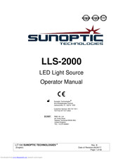 Sunoptic Technologies LLS-2000 Gebrauchsanleitung