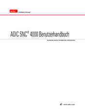 ADIC SNC 4000 Benutzerhandbuch