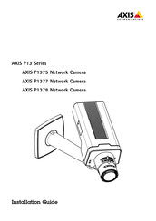 Axis P1375 Installationsanleitung