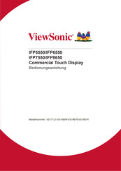 ViewSonic IFP8650-CN Bedienungsanleitung