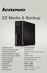 Lenovo EZ Media & Backup Center Schnellstart Handbuch