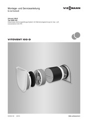 Viessmann Vitovent 100-D Typ H00E A45 Montage- Und Serviceanleitung