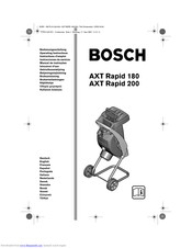 Bosch AXT RAPID 180 Bedienungsanleitung