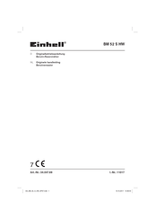 EINHELL BM 52 S HW Originalbetriebsanleitung