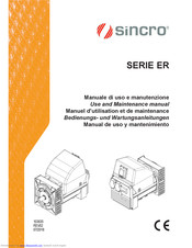 Sincro ER2 CAH Bedienungs- Und Wartungsanleitungen