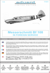 eduard 1101 Messerschmitt Bf 108 Montageanleitung