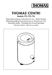 Thomas CENTRI 775 Gebrauchsanweisung