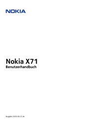 Nokia X71 Benutzerhandbuch