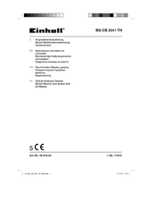 EINHELL BG-CB 2041 TH Originalbetriebsanleitung