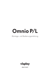 visplay Omnio P/L Montage- Und Bedienungsanleitung