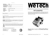 Wetech WTC680PEI Gebrauchsanweisung