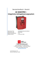Aybey Elektronik AE-MAESTRO Benutzerhandbuch