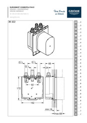 Grohe EUROSMART COSMOPOLITAN E 36 322 Montageanleitung