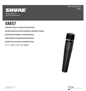 Shure SM57-LC Bedienungsanleitung