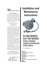T&S B-7000-Serie Installations- Und Wartungsanleitungen