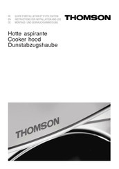 THOMSON DST61XD Montage- Und Gebrauchsanweisung