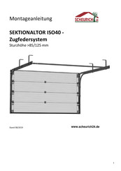 Scheurich SEKTIONALTOR ISO40 Montageanleitung