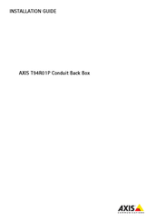 Axis T94R01P Installationsanleitung