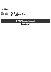 Brother P-Touch PT-E110 Benutzerhandbuch