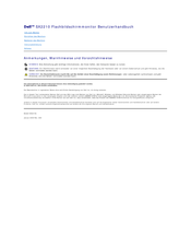 Dell SX2210WFP Benutzerhandbuch