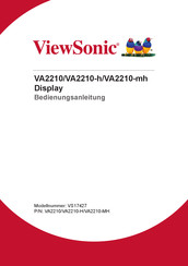ViewSonic VA2210 Bedienungsanleitung
