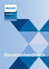Philips SpeechExec LFH7177 Benutzerhandbuch