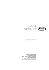Jacuzzi sasha 2.0 Vorinstallationsblatt