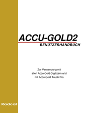 Radcal ACCU-GOLD2 Benutzerhandbuch