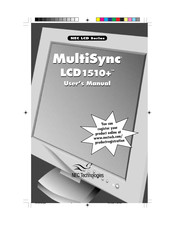 NEC MultiSync LCD15T-C Benutzerhandbuch