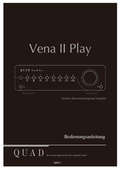 QUAD Vena II Play Bedienungsanleitung