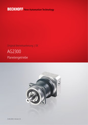 Beckhoff AG2300 SP140 MC Originalbetriebsanleitung