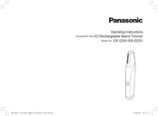 Panasonic ER-GD61 Bedienungsanleitung