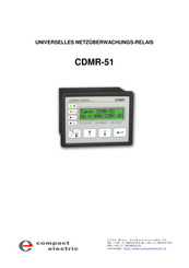 Compact Electric CDMR-51 Bedienungsanleitung