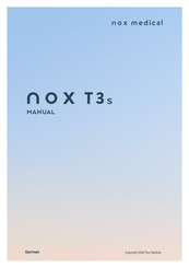 Nox Medical Nox T3s Handbuch