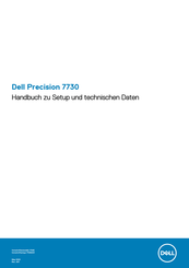 Dell Precision 7730 Einrichtungshandbuch