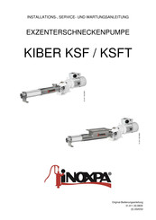 iNOXPA KIBER KSFT-60 Installations-, Service- Und Wartungsanleitung