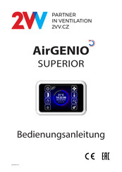 2VV AirGENIO SUPERIOR Bedienungsanleitung