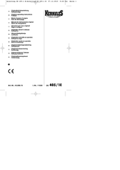 HERKULES DS 405/1E Originalbetriebsanleitung