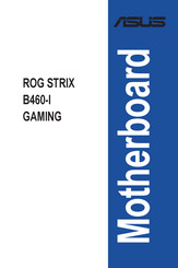 Asus Republic of Gamers ROG Strix B460-I Gaming Handbuch