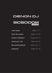 Denon DJ SC5000M Prime Benutzerhandbuch