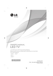 LG LB58 Serie Benutzerhandbuch