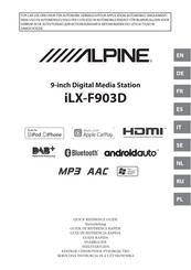 Alpine LX-F903DU Kurzanleitung