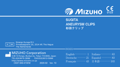Mizuho SUGITA ANEURYSMA-CLIPS Gebrauchshinweise