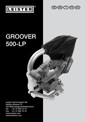 Leister GROOVER 500-LP Bedienungsanleitung