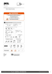PETZL Pulley Gebrauchsanweisung