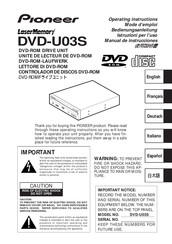 Pioneer LaserMemory DVD-U03S Bedienungsanleitung