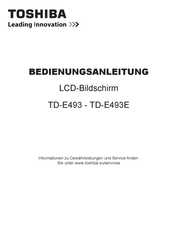 Toshiba TD-E493E Bedienungsanleitung