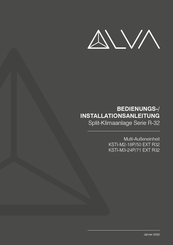 Alva KSTI-M3-24P/71 EXT R32 Bedienungs- & Installationsanleitung