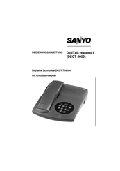 Sanyo DECT-2000 Bedienungsanleitung